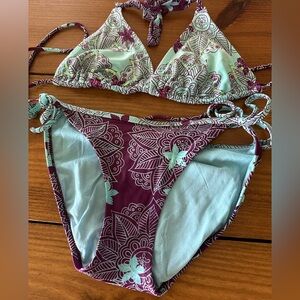 Malibu Purple and Aqua Blue Bikini
